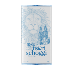 Tsueri Schoggi Tafel Sel Des Alpes Front